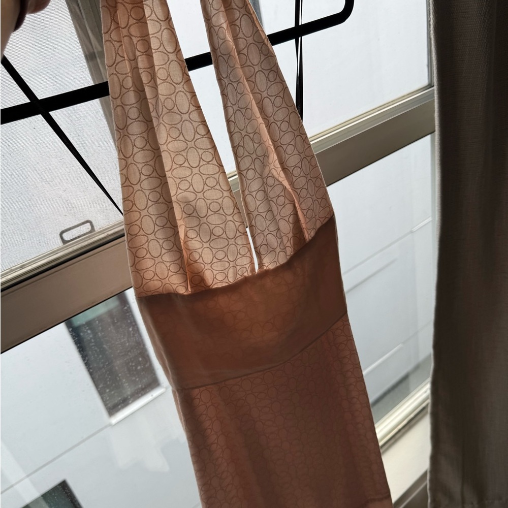 Calvin Klein pale pink halter dress